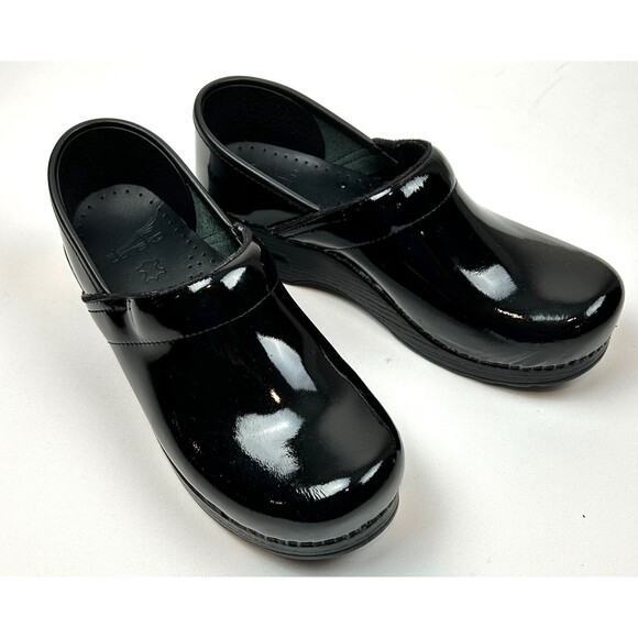 Dansko Professional Black Patent Leather Clog EU 39 US 8.5-9 - Picture 7 of 16